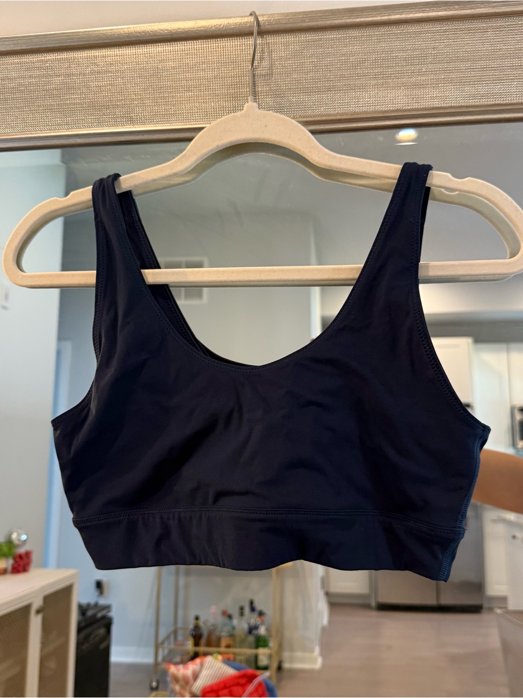 Fp Movement Scoop Neck Sports Bra - Navy Blue